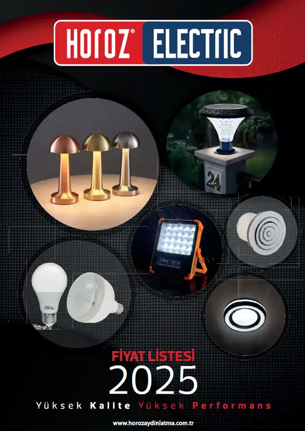 Horoz Aydınlatma 2025 fiyat listesi